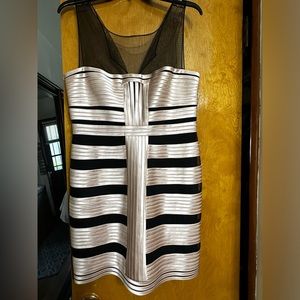 BCBG mesh BODYcon dress